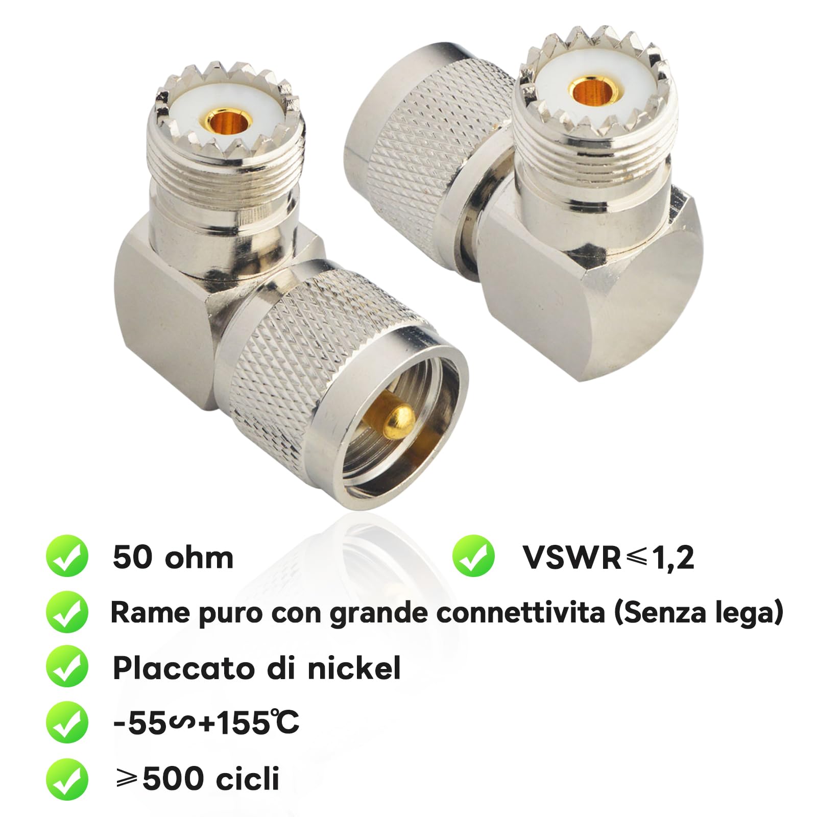 Giunzione Antenna Tipo N So239 Adattatore Connettore Da N Femmina - Foto 9