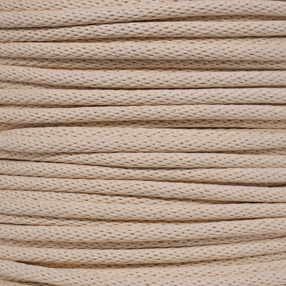 West Coast Paracord Solid Braid Cotton Sash Cord - Comes in 5/16-inch or 3/8-inch Diameter Cord and a Variety of Lengths - Black and Natural Color Available