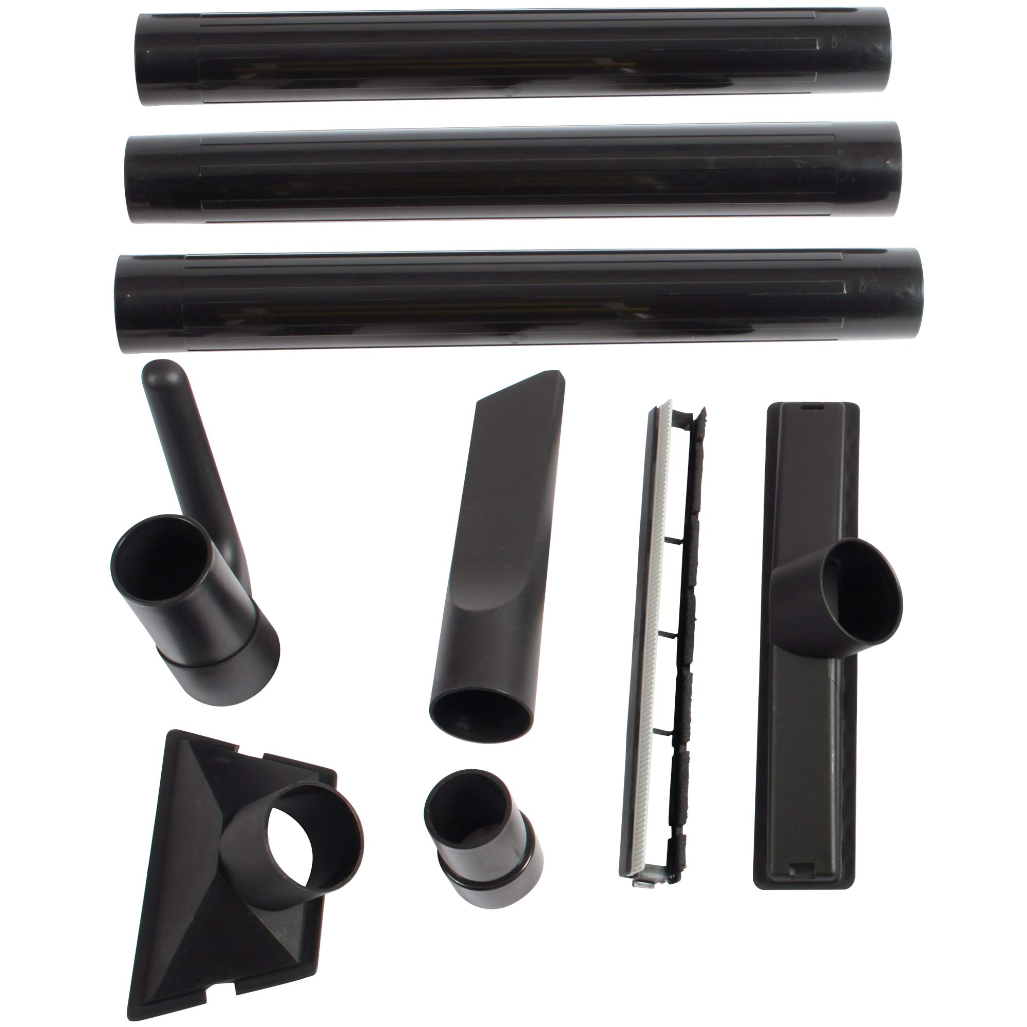 Cen-Tec Systems95633 2.5" Diameter Multi-Brand Wet/Dry Vacuum Attachment Kit, Black