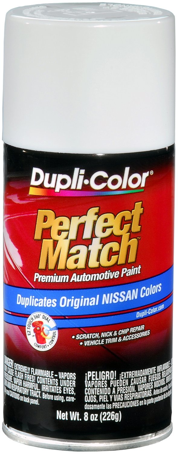 Dupli-Color BNS0562-6 PK Super White Nissan Perfect Match Automotive Paint - 8 oz. Aerosol, (Case of 6)