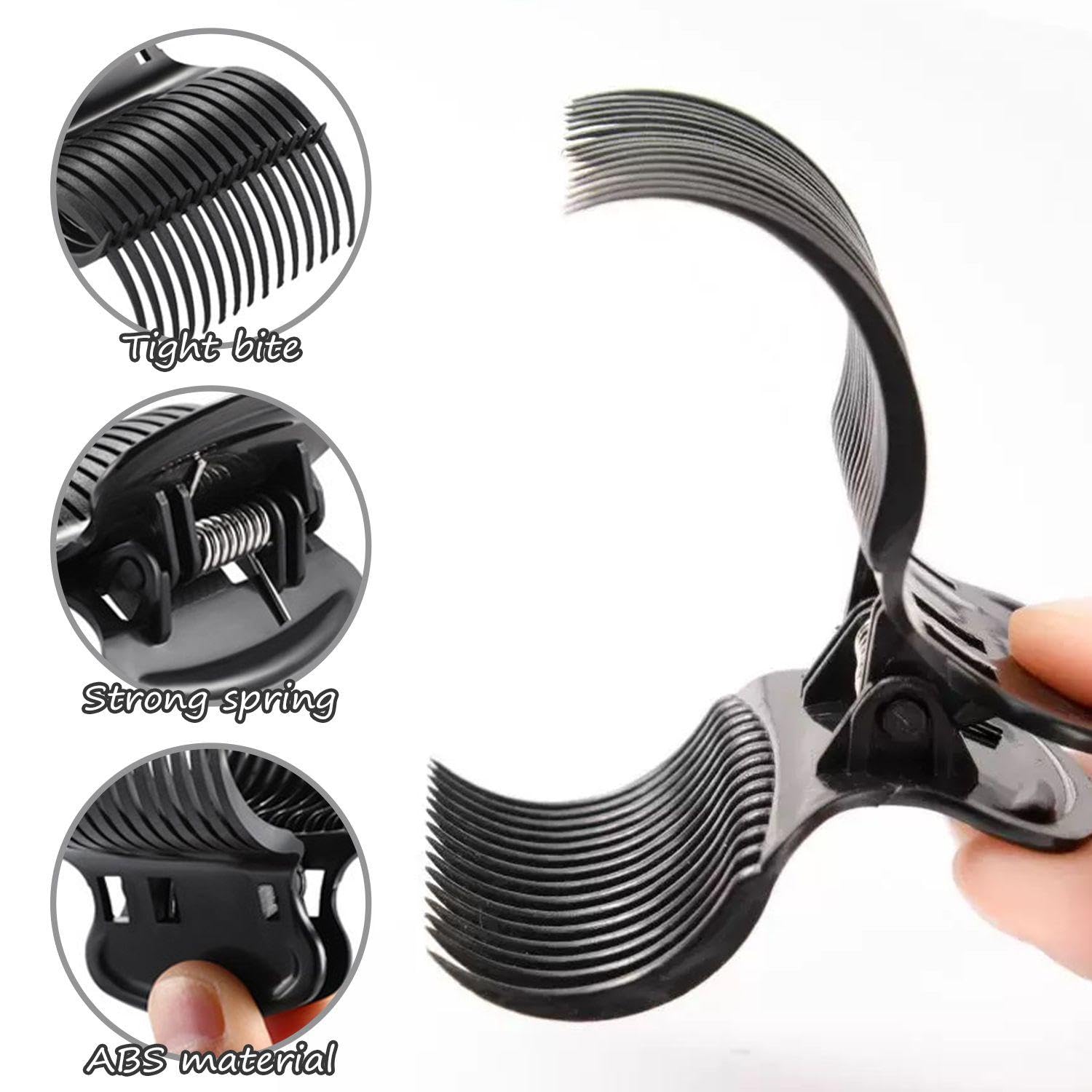 14 Perm Hair Care Clips, Plastic Hair Curlers, High Temperature Resistant Heat Insulation Clips, Fashionable Styling Clips, Hair Salon Tools. - Image 3