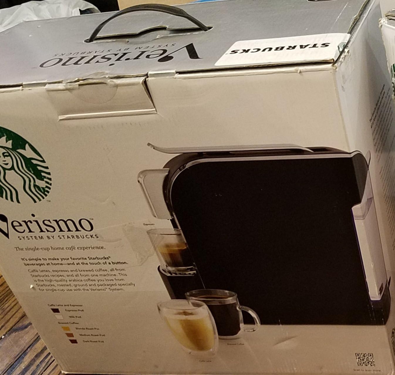 Starbucks Verismo SingleCup Coffee and Espresso Maker
