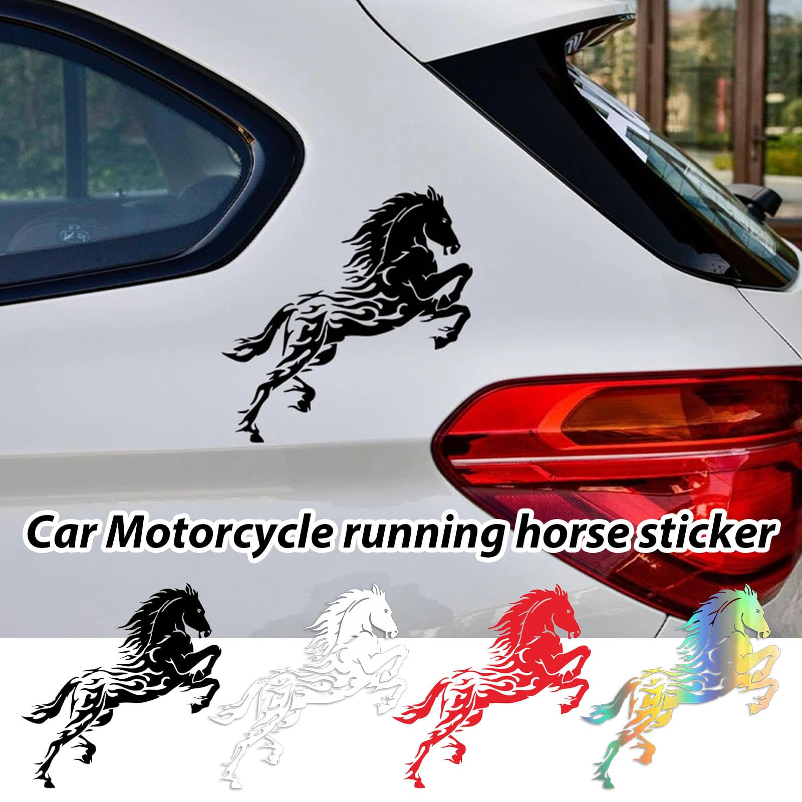 Vesvory Ouch - Adesivo riflettente per paraurti per auto, 5 pezzi, in vinile, per piccoli graffi sui veicoli, benda paraurti per auto, computer portatili e finestre (bianco