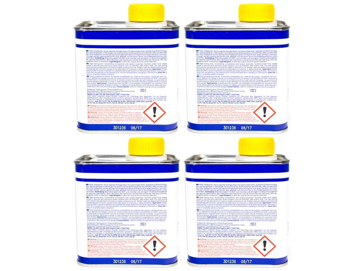 Bremsflüssigkeit LIQUI MOLY SL6 DOT-4 4 X 500 ml