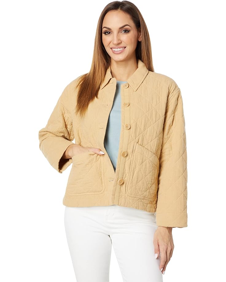 Madewell Cropped Shirt Jacket in Diamond Quilt 6pm