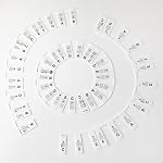 Removable Piano Keyboard Note Stickers, Silicone Piano Note Guide for Beginners, 88-Key Full Size Piano Keyboard Stickers for Kids, Reusable Keyboard Note Labels with Box (Classic Black)