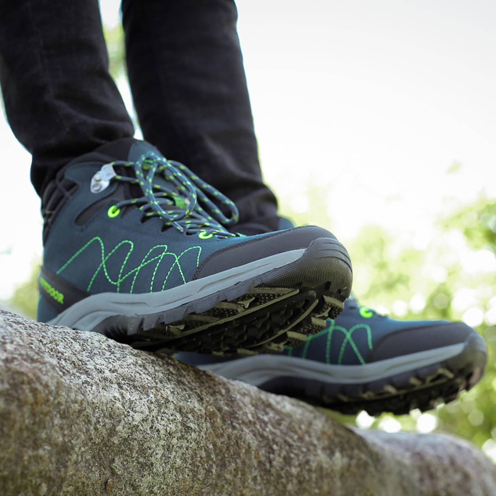 CUTEHEELS Izolowane zimowe buty trekkingowe dla mężczyzn i kobiet, ciepłe buty termiczne do aktywności na świeżym powietrzu