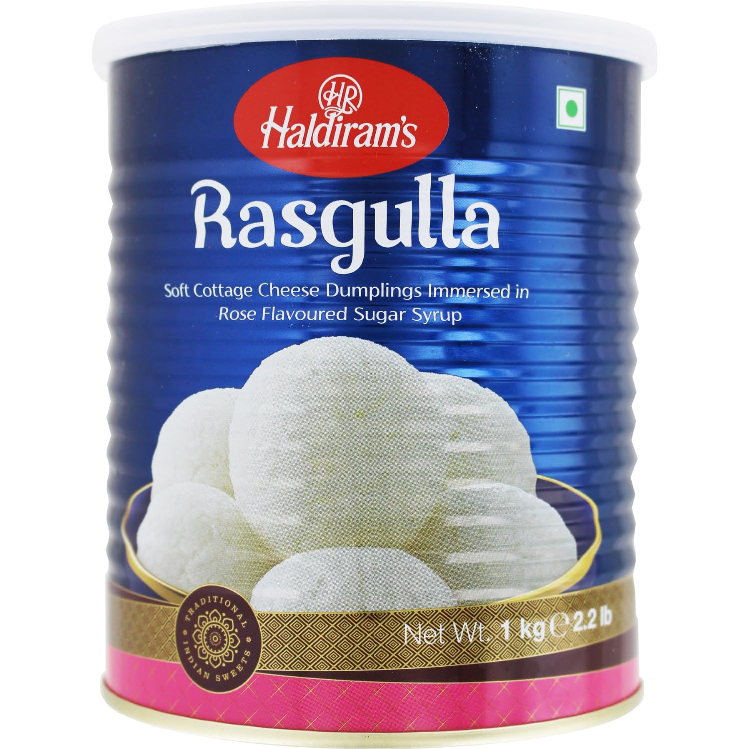 HALDIRAM Rasgulla, 1 x 1 kg