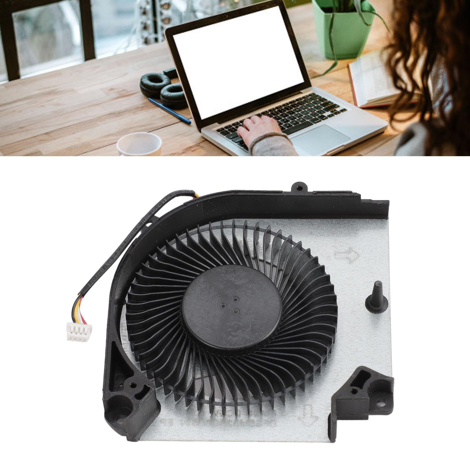 Dpofirs Ventilador de Refrigeración CPU GPU de Repuesto para for GIGABYTE Gaming G5 G7 MD GD GD KC FLHF DFS5K221153711 DFS5M325063B1N, DC 5V 0.5A Ventilador de Refrigeración de CPU de 4