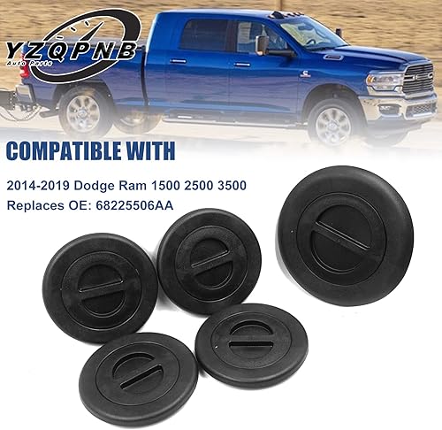 Miniatura 2 de Kit de cubierta de enchufe de cama compatible con Dodge Ram 2500 3500 2014-2019 reemplaza 68225506AA, cubierta de remolque para camión con