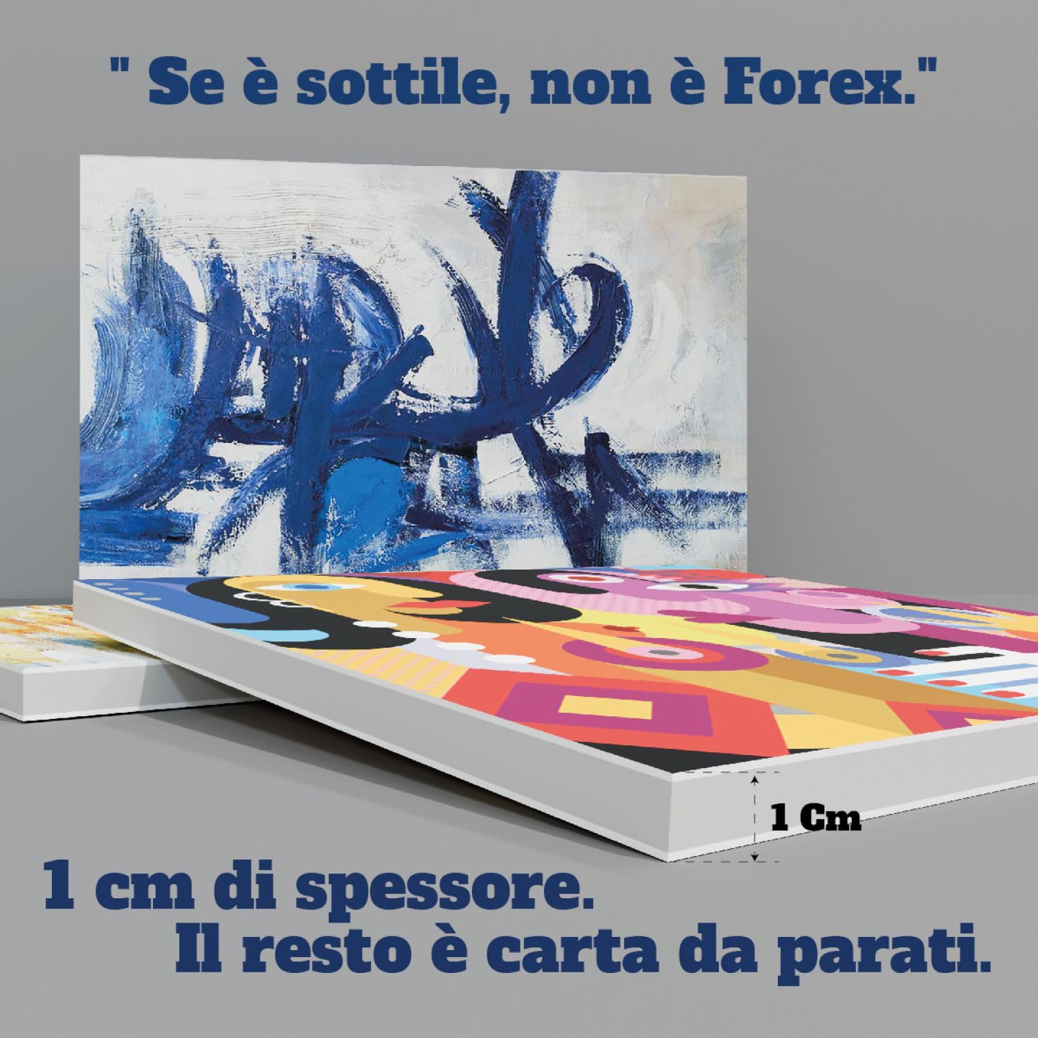 Quadro Personalizzato in Forex 1cm - Stampa UV di Alta Qualita - Inserisci Testo o Immagini - 28 Formati Disponibili