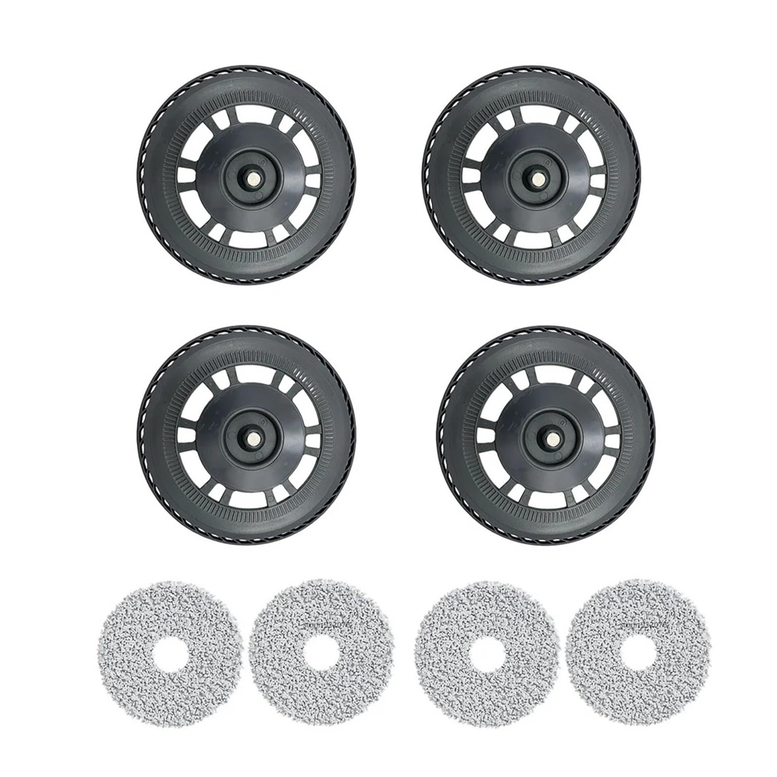 UKDNAEUF Sweeper Rag Mop Disc. Compatible for Dreame L20 Ultra/L30 Ultra/X40 Ultra/X30 Master One(8pcs)