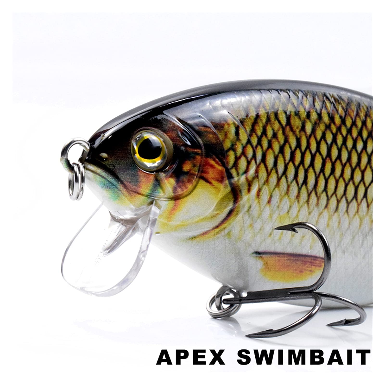 Señuelos de Pesca Señuelos de Pesca Se Mantiene el Cebo Fuerza de Pesca 3 Secciones Soft Tail Flotante Wobble Retó Switebait Pesca Tackle Shad Lure 7in Cebos Artificiales (Color : 3)