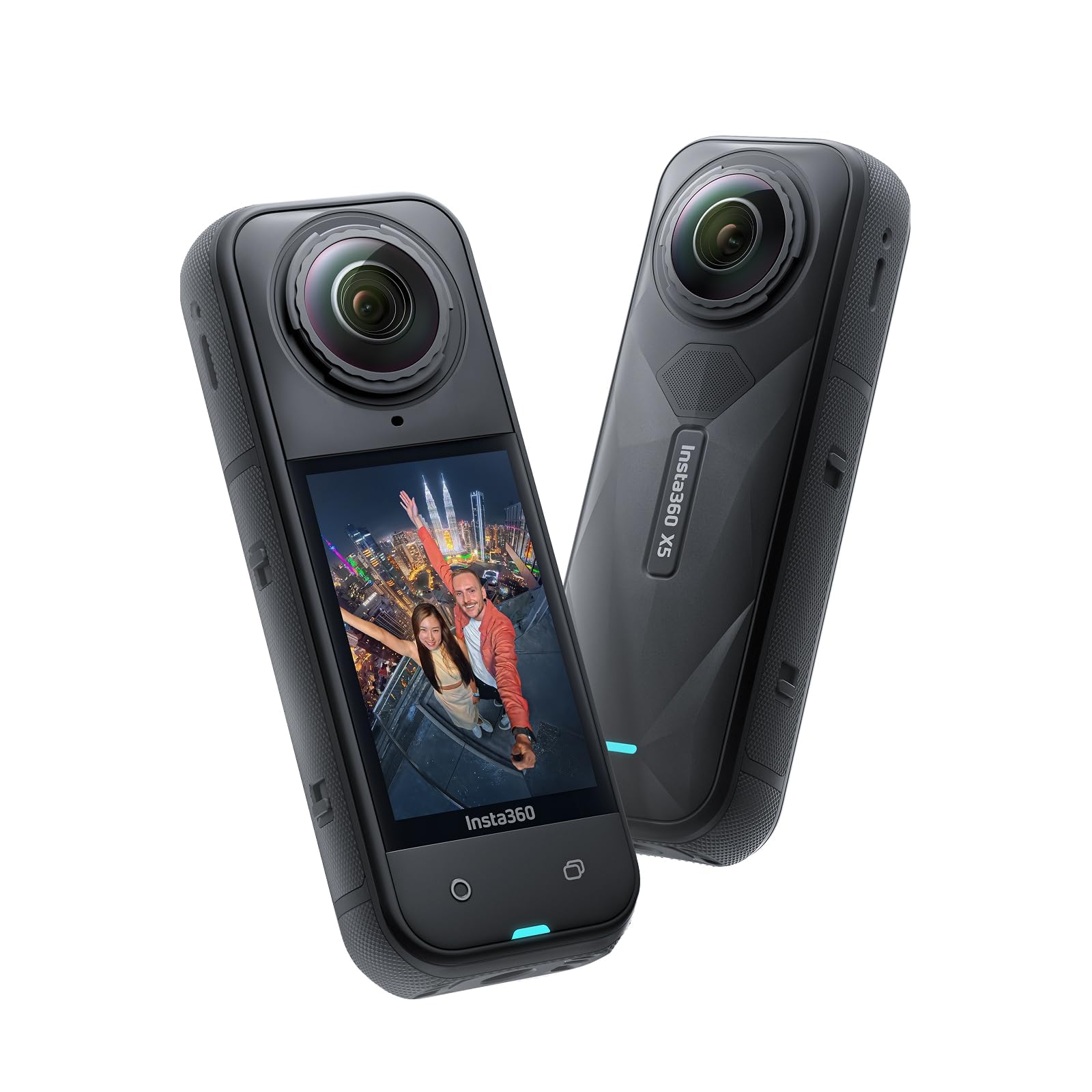 Insta360 X5 - Waterproof 8K 360° Action Camera, Leading Low Light, Invisible Selfie Stick Effect, Rugged and Replaceable Lens, 3-Hour Battery, Built-in Wind Guard, Stabilization, Triple AI Chip Design : Amazon.in: Electronics