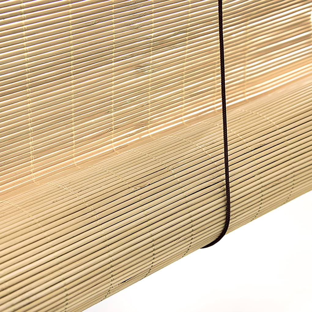 Stores À Rouleaux Romains Taux de Shading 55% Store Enrouleur en Bambou Rideau Venitien volets protection Pare-Vue Pare-Soleil Maison,pour fenêtres et portes,balcon,Personnalisable (90 x 200 cm)