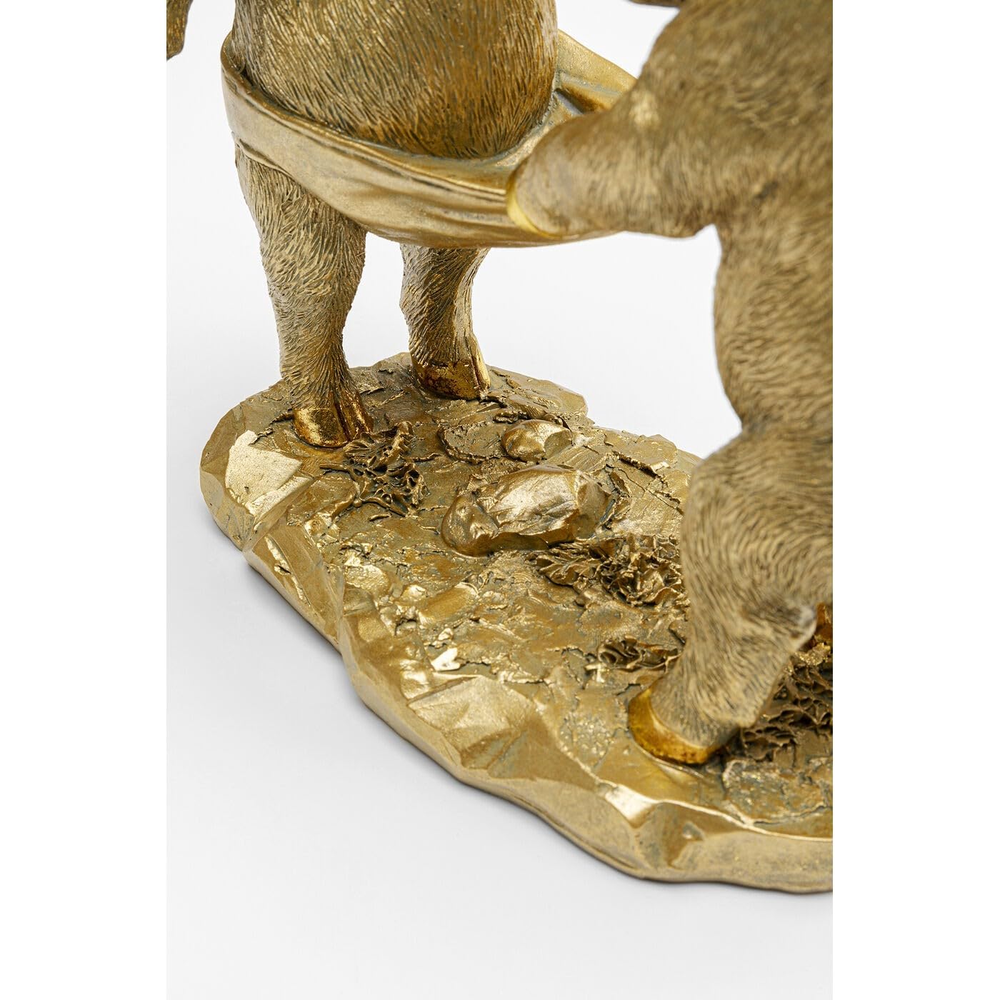 Kare Design Deko Figur Pig Party, Gold, 20x11x21 cm (H-B-T)