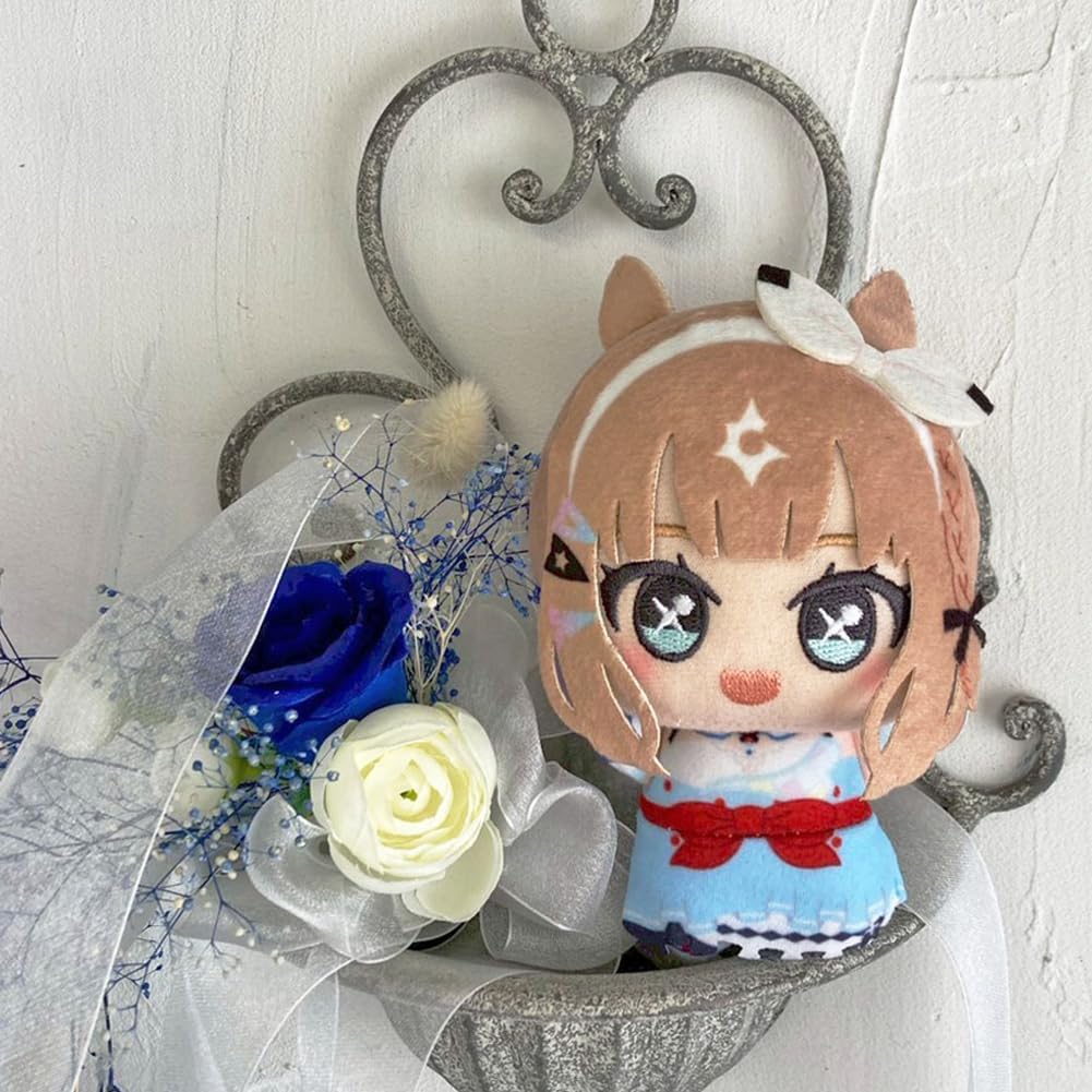 Kitasan Plüschfiguren, Anime, gefüllte Figuren, Kissen, 11 cm, 4 Stück | Narita Top Road/Orfevre/Mandelauge Plüsch Anhänger Niedlich Cartoon Schlüsselanhänger Rucksack Zubehör Dekoration Geschenke