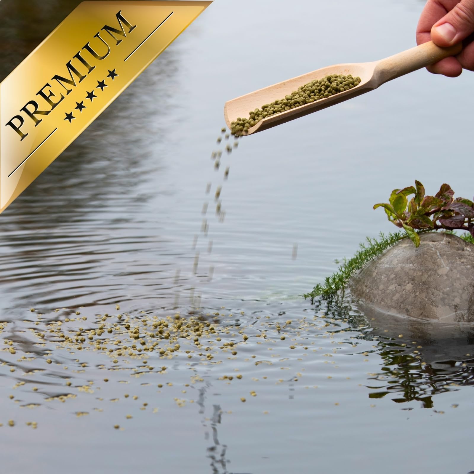 Lyra Pond® 2 x 10 L (7,36 kg) Koi Beauty Pellets Staple Poissons Bassin | Intensifie les couleurs des poissons | Riche en protéines, farine d’insectes & spiruline | Faible énergie