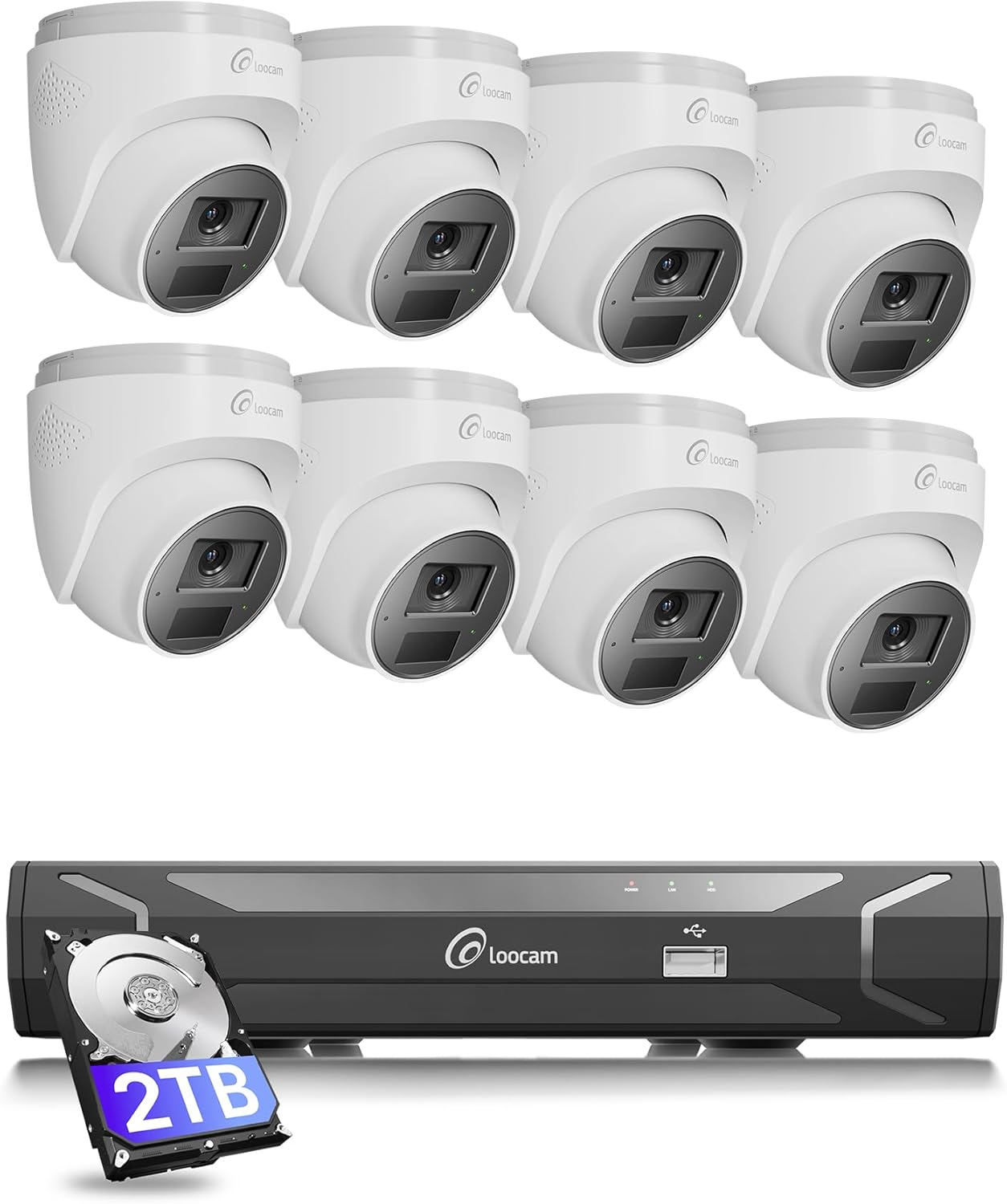 Loocam 4K PoE Camera System