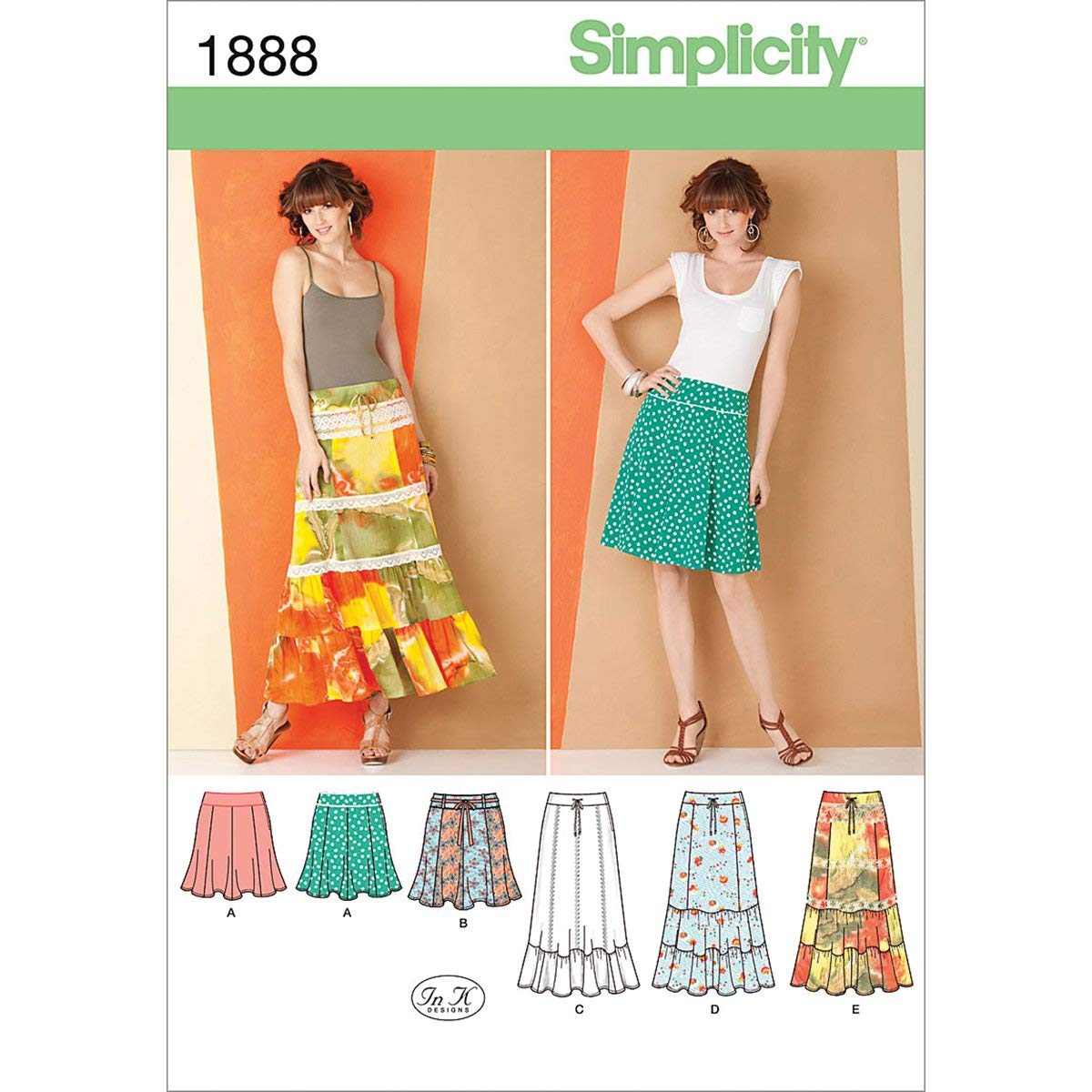 Patrons de jupes femme Simplicity 1888 pour créer votre tenue de bureau