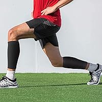 Vista 6 de SATINIOR 4 pares de calcetines de compresión de pantorrilla, calcetines de compresión para piernas y pantorrillas, alivia el dolor de pantorrilla