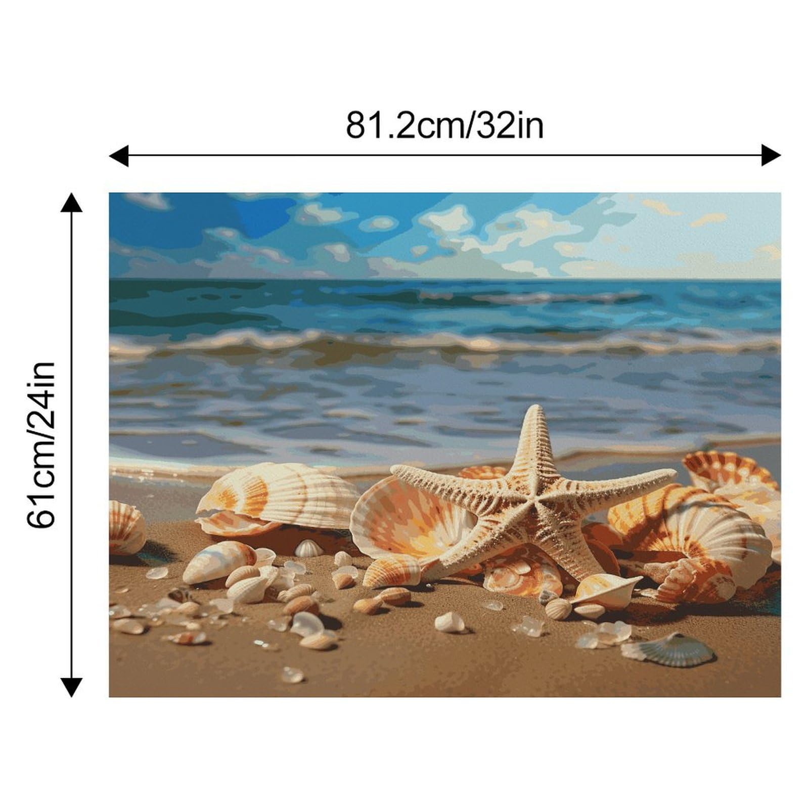 Tapis de nourriture pour chat avec coquillages sur la plage de sable – Tapis d'alimentation antidérapant pour chien facile à nettoyer pour la nourriture et l'eau, tapis de gamelle pour chien et chat