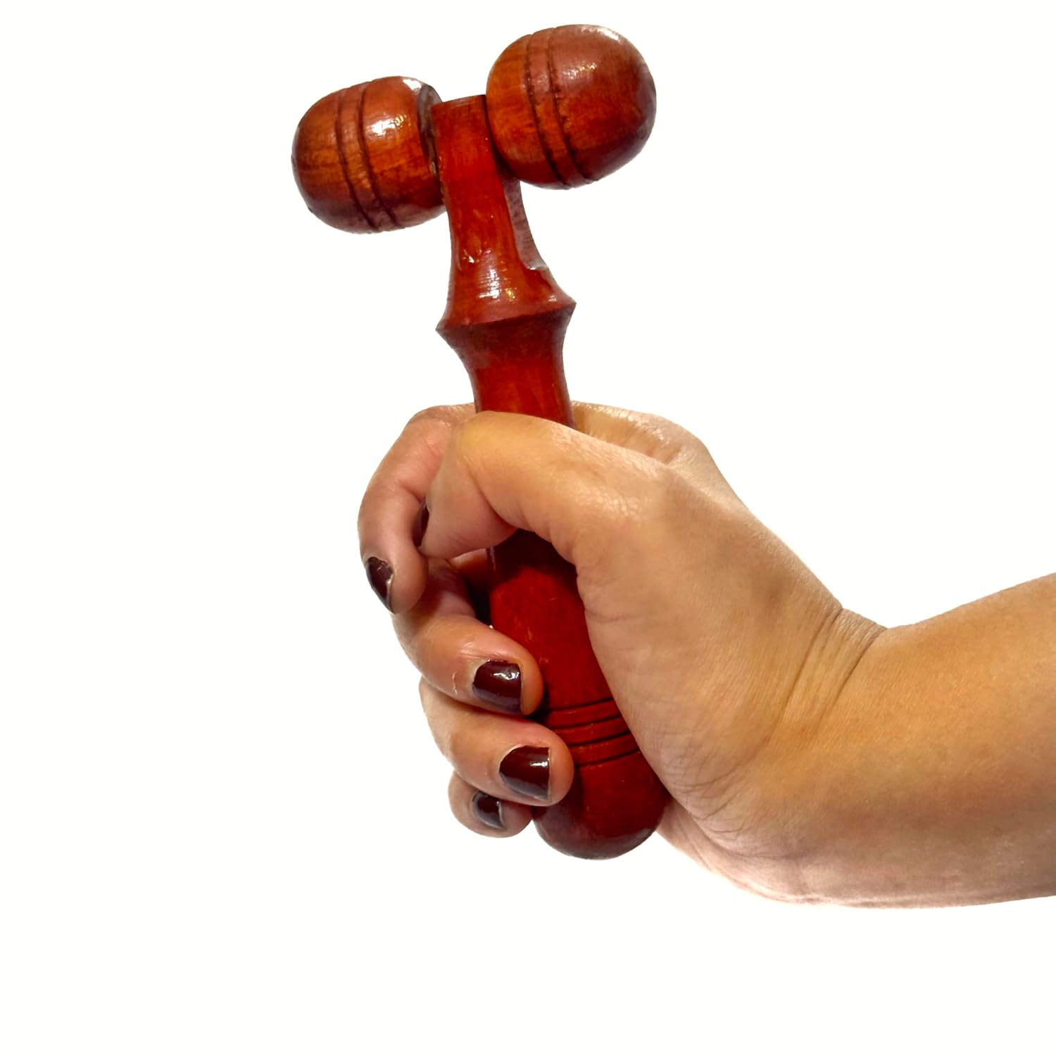 Wooden Body Massage Roller | Documentary roller for relaxation and relief relief. Ideal for back, neck, hands and feet (dual head roller massage) Wooden Body Massage Roller | Documentary roller for relaxation and relief relief. Ideal for back, neck, hands and feet (dual head roller massage)