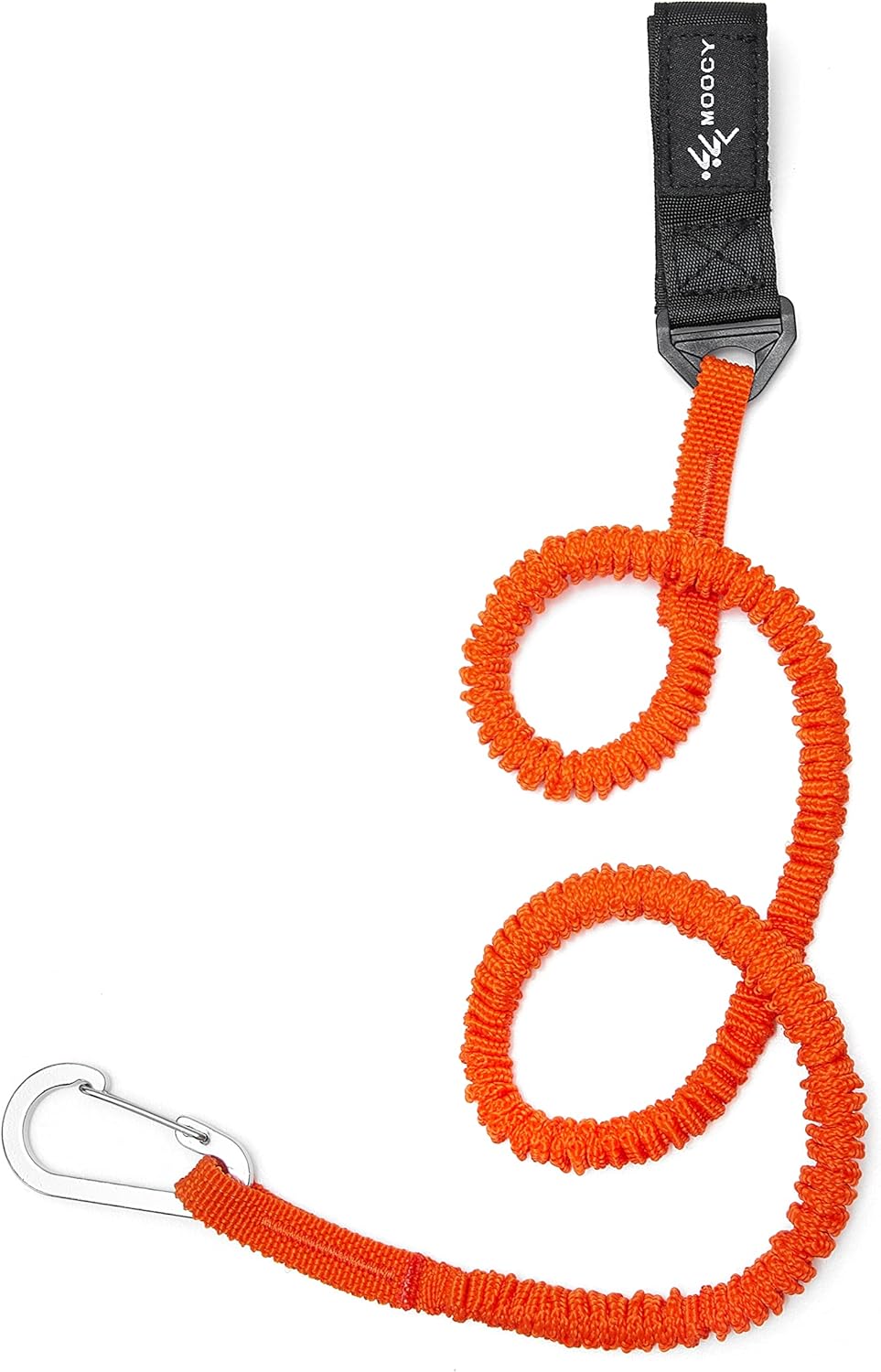 MOOCY Kayak Paddle Tether/Coiled Kayak Fishing Leash with Carabiner for Paddle, Rod SUP Kayaking Accessories MOOCY Kayak Paddle Tether/Coiled Kayak Fishing Leash with Carabiner for Paddle, Rod SUP Kayaking Accessories