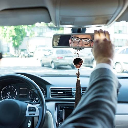 Miniatura 7 de Black Girl Magic Afro Glasses Car Decorations Crystal Car Hanging Ornament Rear View Mirror Hanging Accessories Love