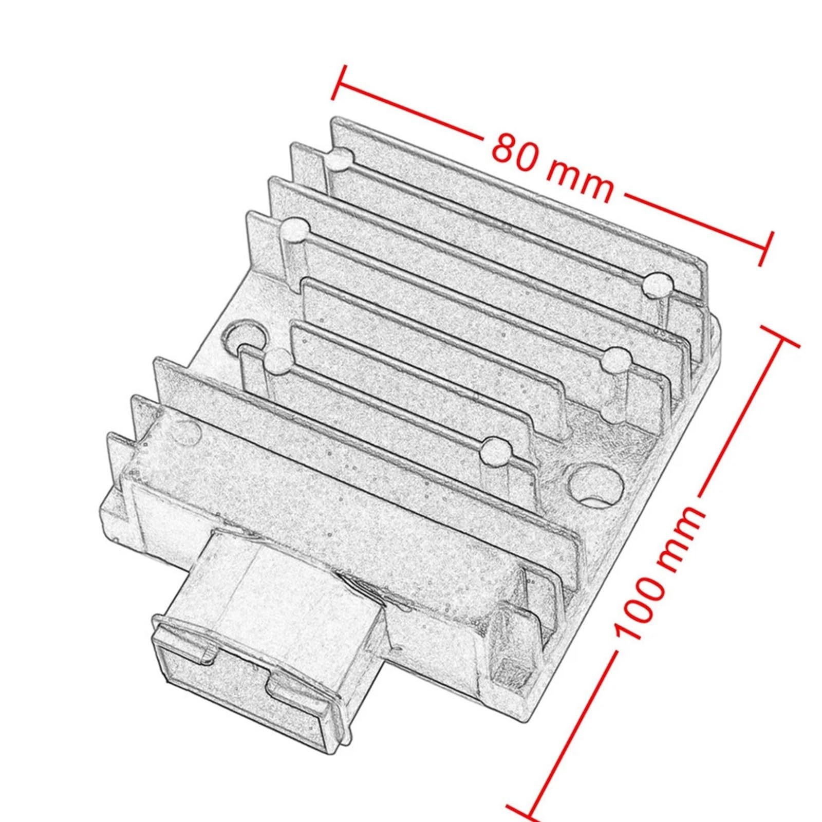 Stabilizator napięcia‌ Regulator Prostownika Motocyklowego Pasujący Do Modeli Honda CRF250L AC CRF250 2013-2017 CBR300R CBR300 2014-2015 CBR250R CBR250 11-15