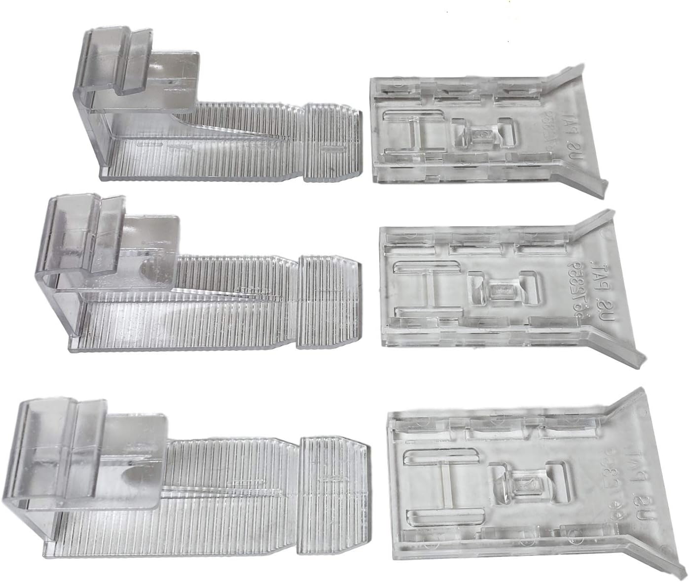 Graber Valance Clips for 2" Wood or fauxwood Blinds, Bali, Springs 3 Clips (Wand Control 1" Extension Valance Clip)