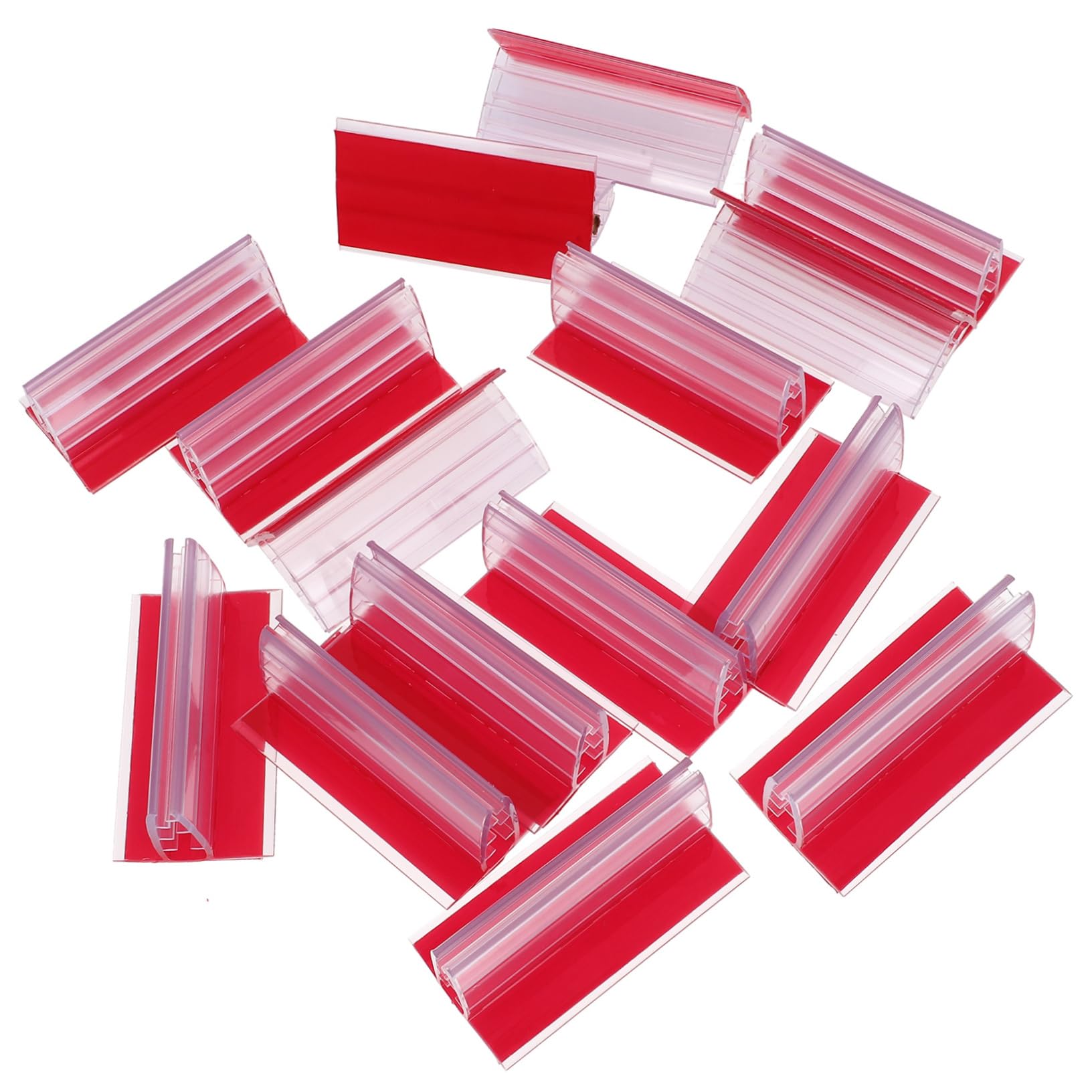 PRETYZOOM 10 Set Supporto Per Cartelli Autoadesivi Cavalletto Campanello Vassoio Raccoglitore Porta Etichette Strisce Etichetta Chiave Porta Giochi Segnale Aperto/Chiuso Medaglia 12 pezzi*10