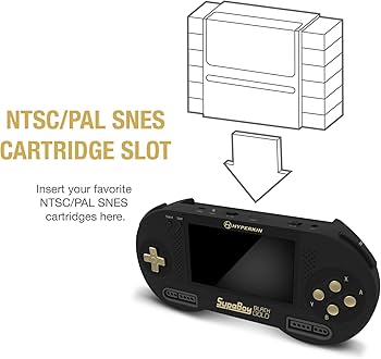 Amazon.com: Hyperkin SupaBoy Blackgold Portable Pocket Console for