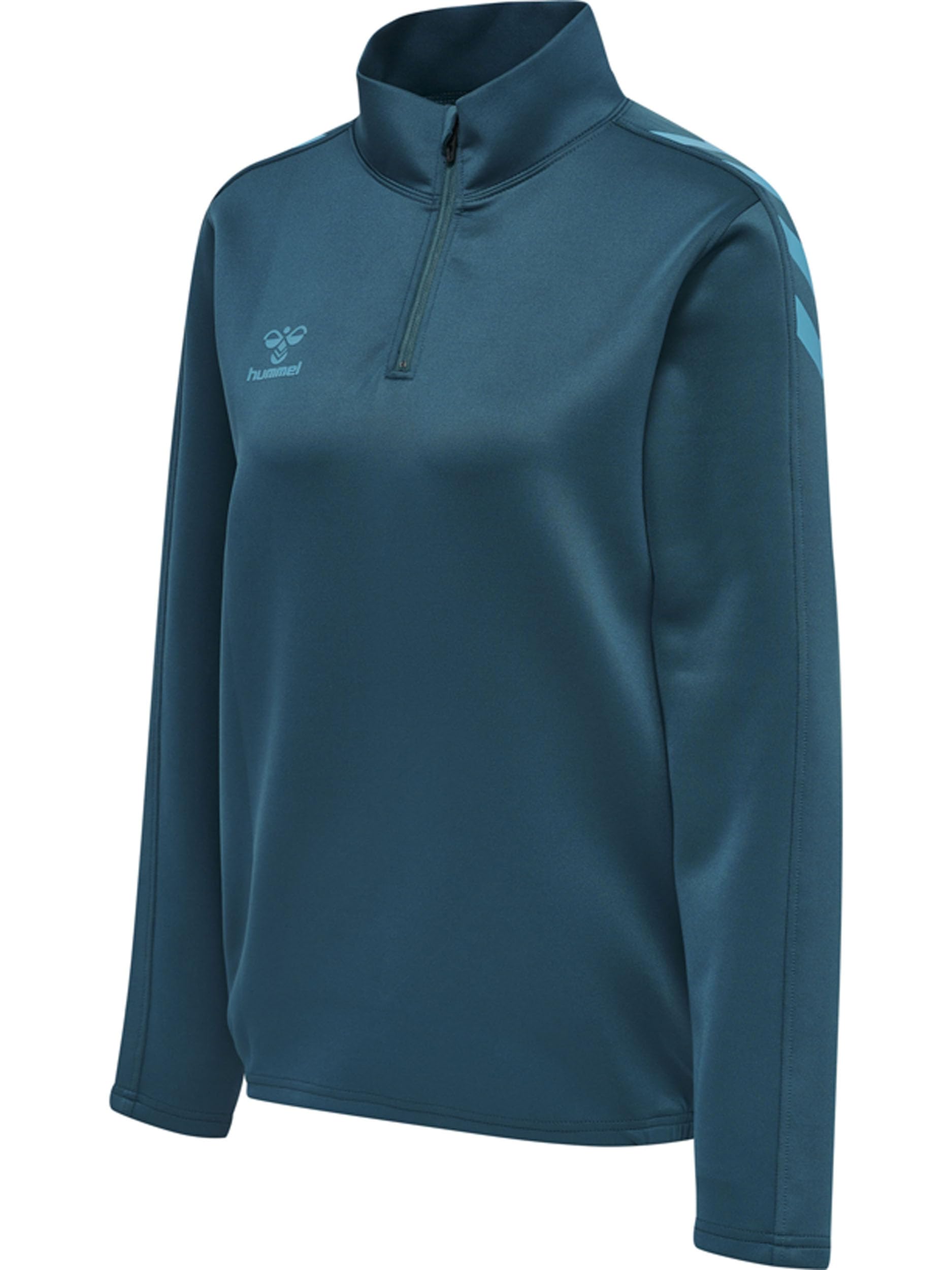 hummel Women's Hmlcore Xk Half Zip Sweat Woman Sweatshirt Blue Coral