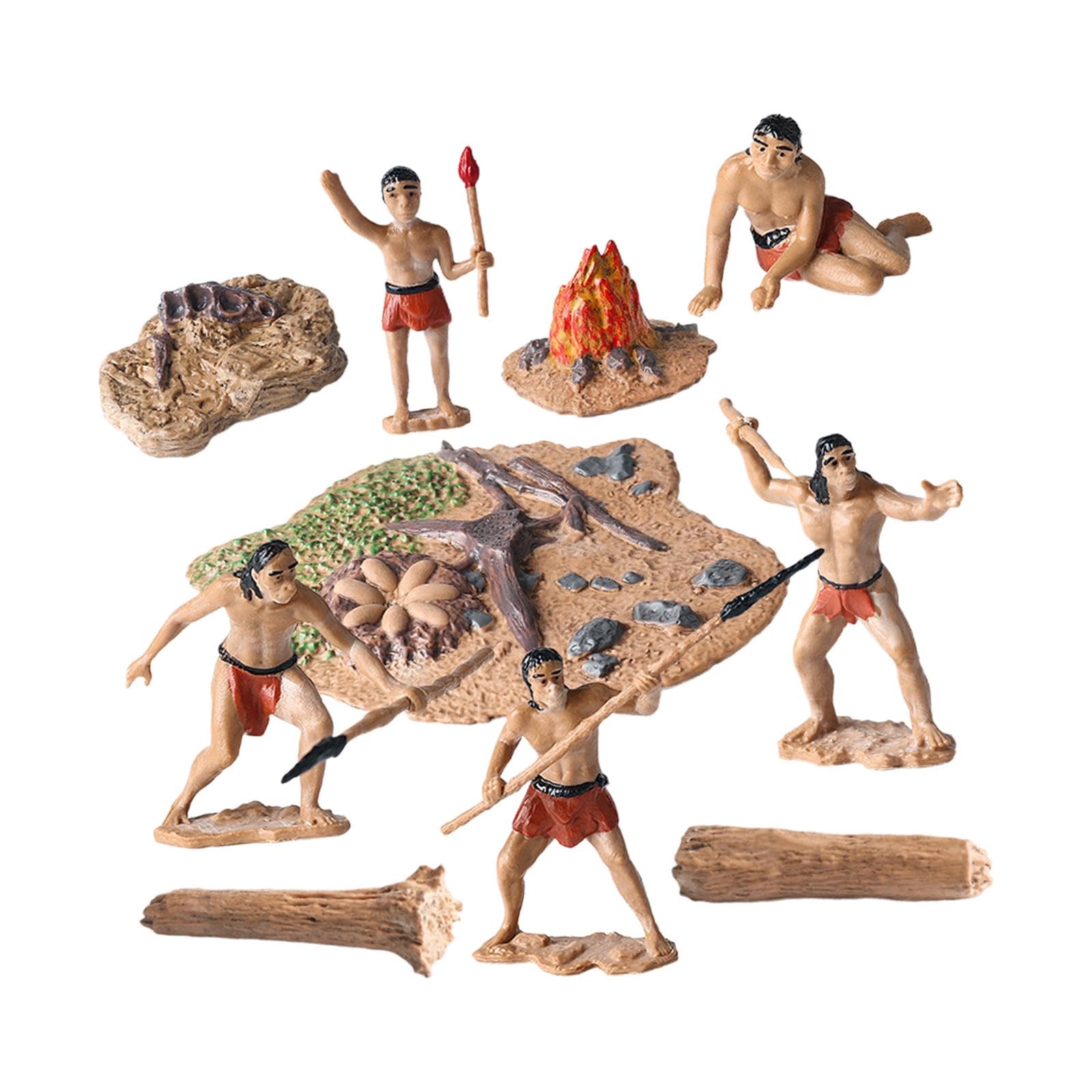 Amazon.com: pistro 10Pcs Micro Primitive People Statue People