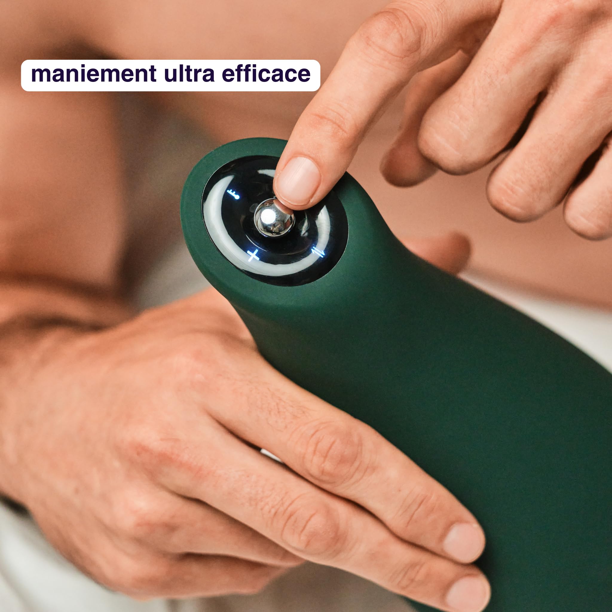 Mon Amour Elvio Masturbateur Homme - Vibration Va-et-Vient Effet Chauffant | 7 vibrations, 5 va-et-vient, chauffage 35-45 °C, joystick ergonomique, rechargeable USB, étanche IPX6