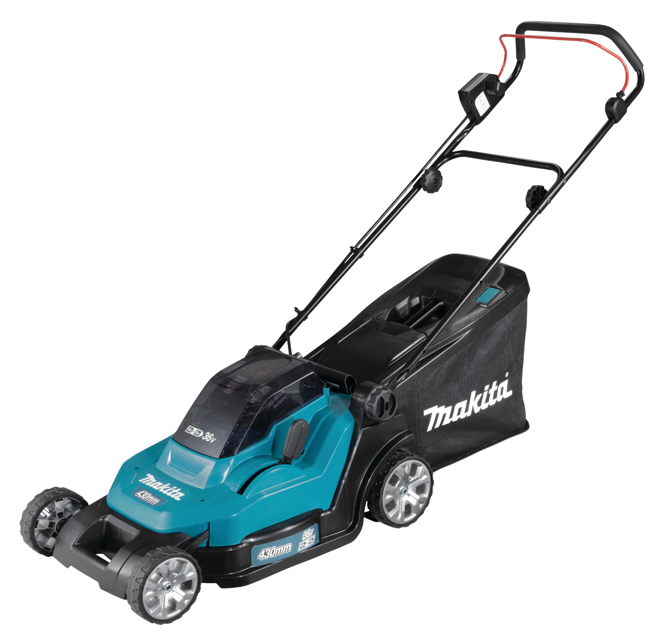 MAKITA DLM432PT2 Tondeuse 36V LXT 43 cm 2x5,0 Ah DC18RD