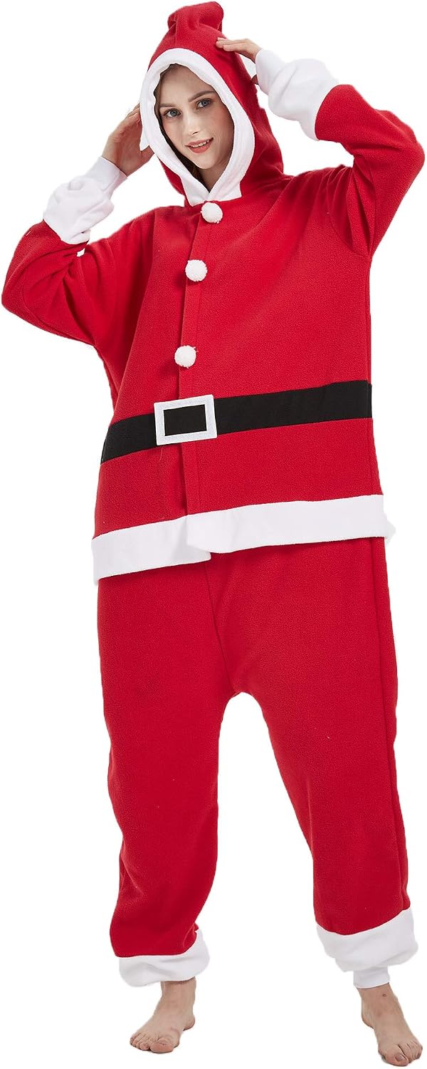 III HHONS Onesie Adult Costume Animal Pajamas Halloween Cosplay Sleepwear for Women/Men