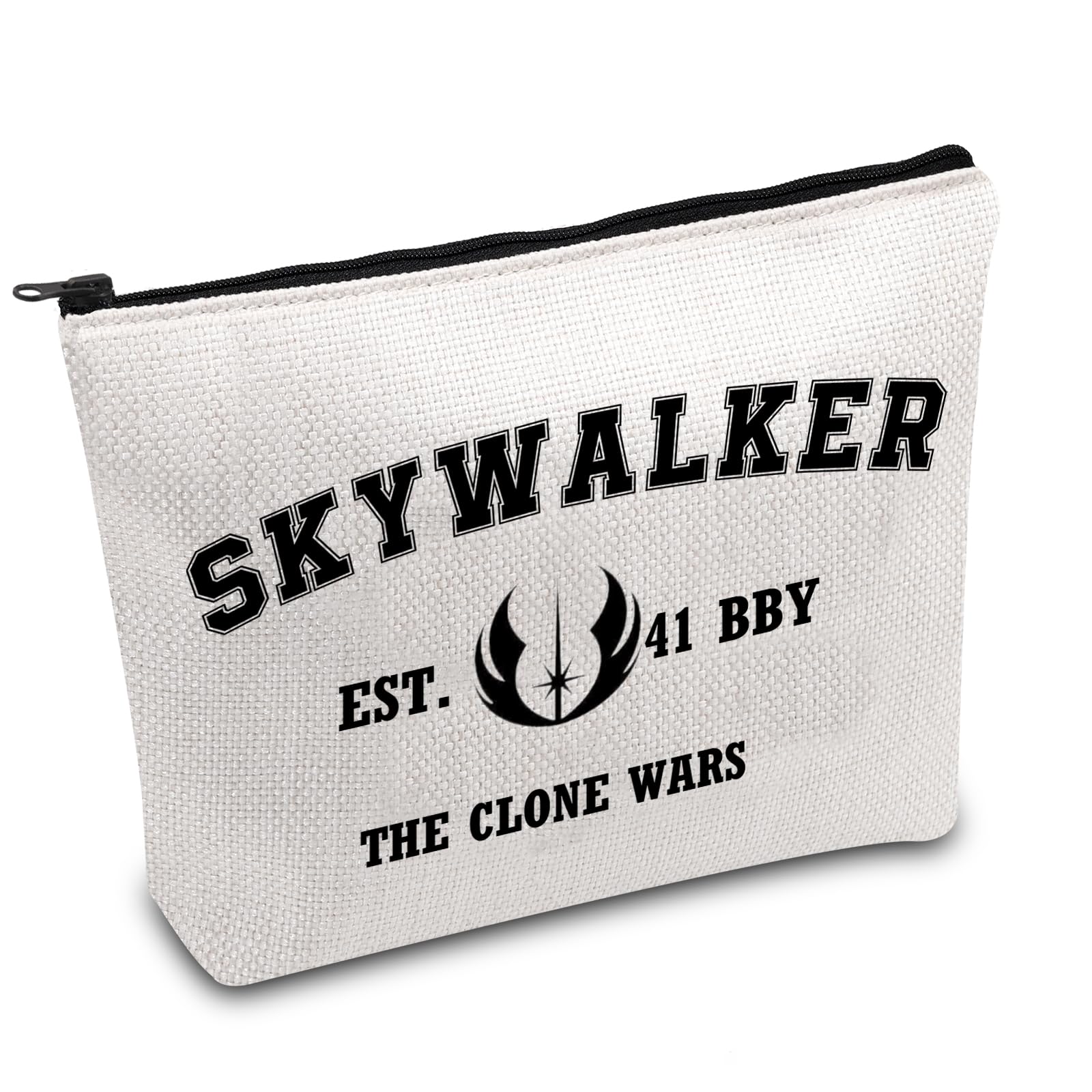 Anakin Skywalker Cosmetic Bag Skywalker EST. 41 BBY EST. 41 BBY Zipper Pouch Clone-Wars Makeup Bag Skywalker Lover Gift (Skywalker 41 UK)