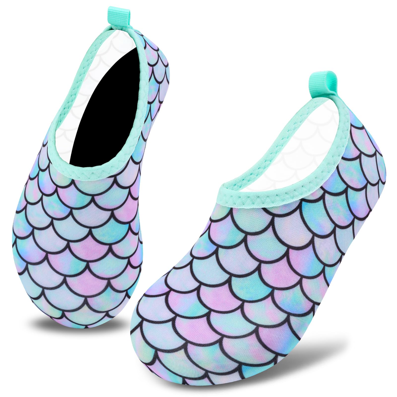 Deevike Kids Water Shoes Boys Grils Barefoot Quick Dry Aqua Socks Beach Shoes for Toddler Sports Swim Surf Outdoor Walking