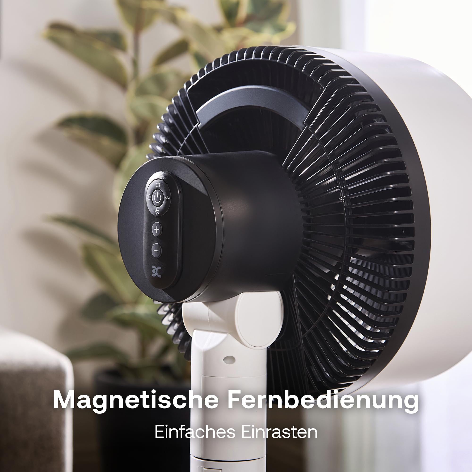 DIMPLEX DUOCOOL Smart 2-in-1 Ventilator Stand- & Tischventilator 5 Geschwindigkeitsstufen Turbo 20m Reichweite 36dB App Google Home Alexa Fernbedienung