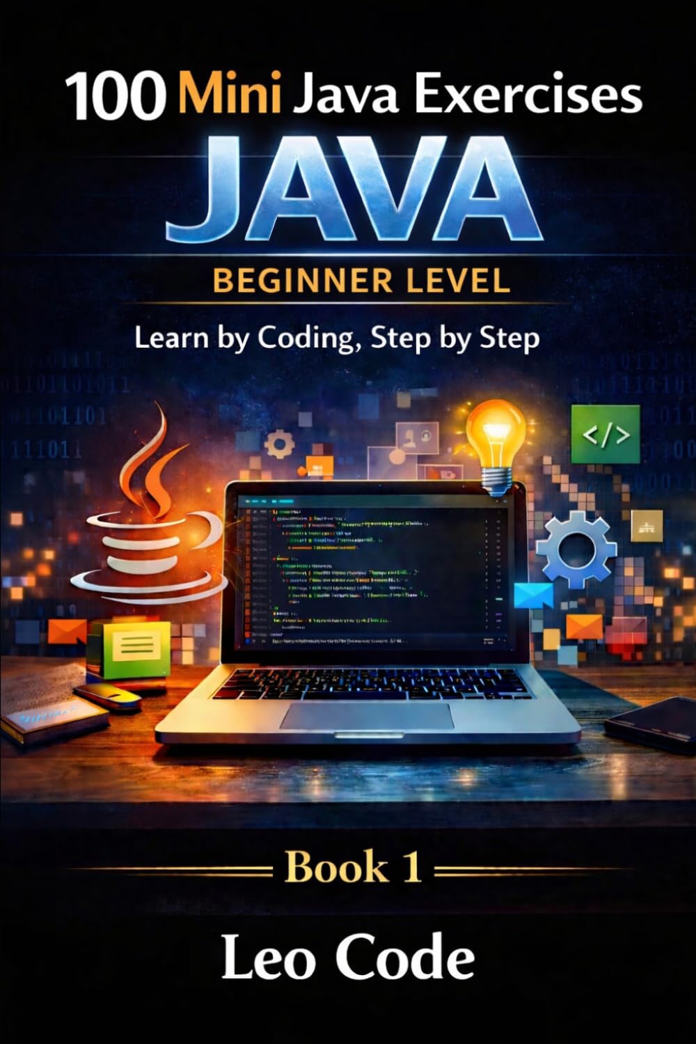 100 Mini Java Exercises: Beginner Level: Learn by Coding, Step by Step -Book 1-