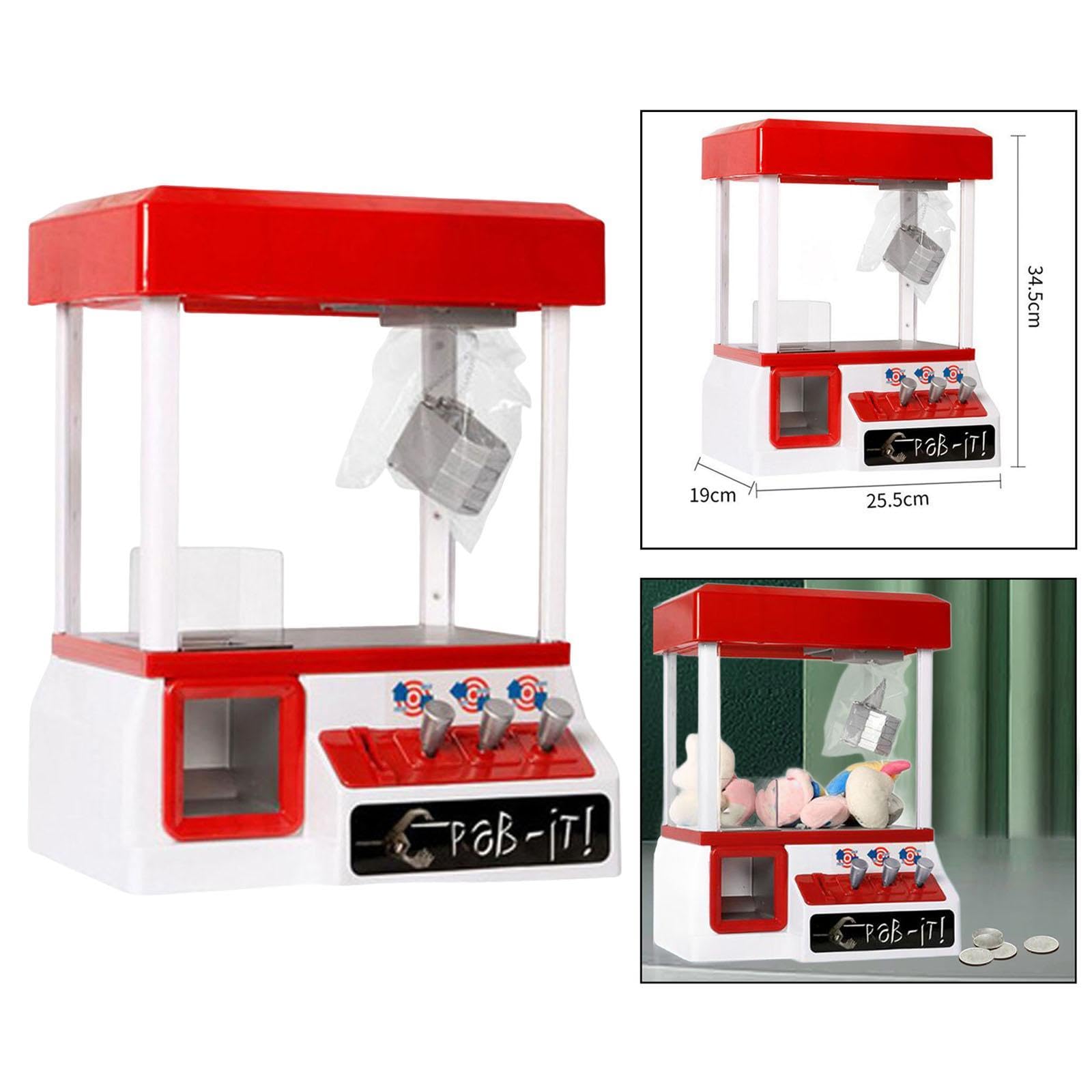 Máquina de Agarre de Juguetes con Forma de Garra para Niños, Juguete para Caramelos, Mini Máquina de Agarre de Garra de Arcade Pequeña para Fiestas In