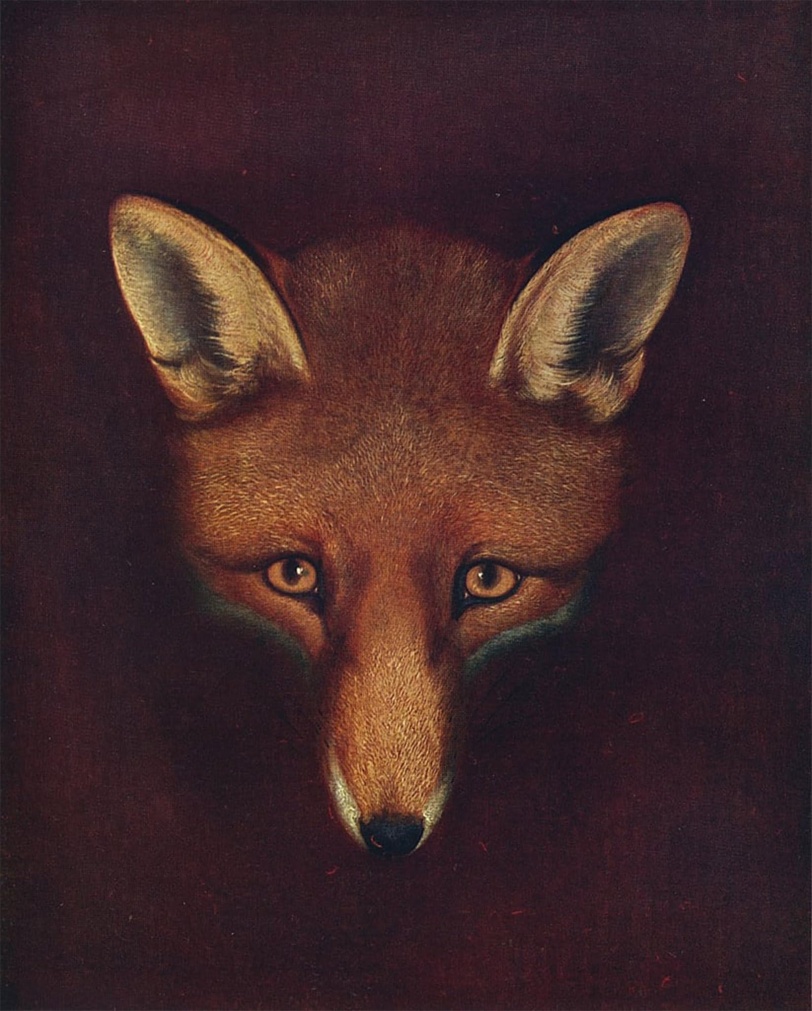 SERENDIPITP Retro Picture Poster Wall Art Pictures Painting Renard the Animal by Famous Artist Wall Art Canvas Print for Wall Decor 60x90cm