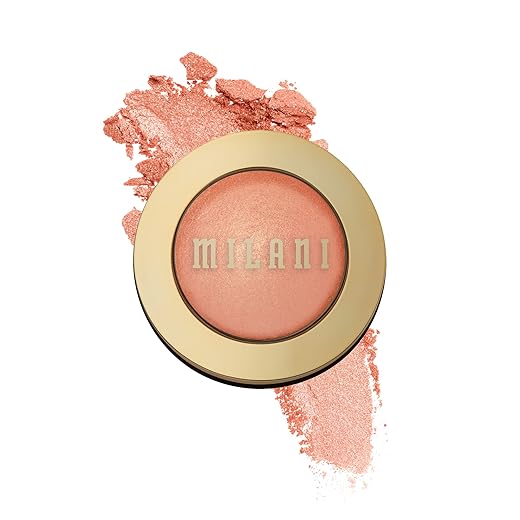(Luminoso) - Milani Baked Blush - Luminoso (5ml) Cruelty-Free Powder Blush - Shape, Contour & Highlight Face for a Shimmery or Matte Finish