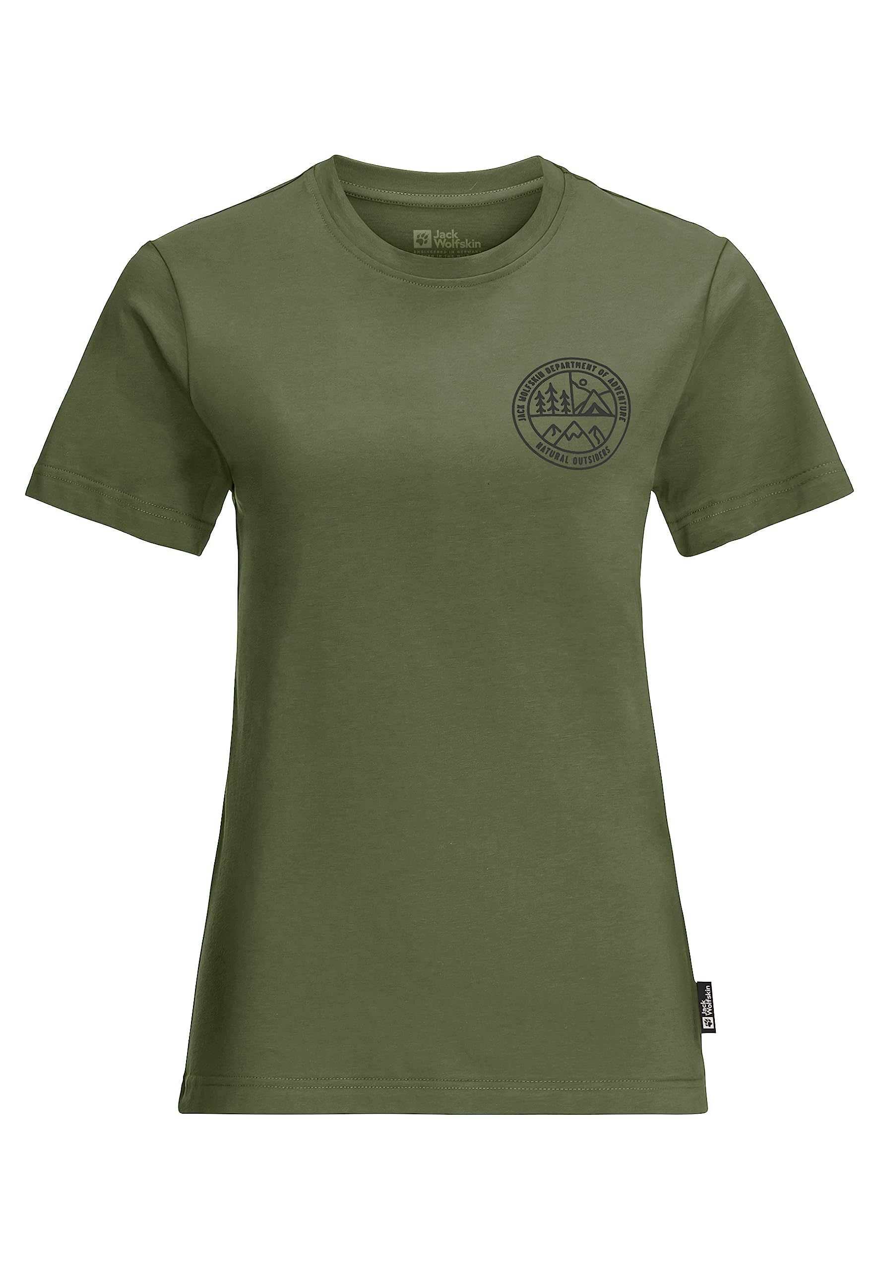 Jack Wolfskin Campfire T-Shirt Greenwood S