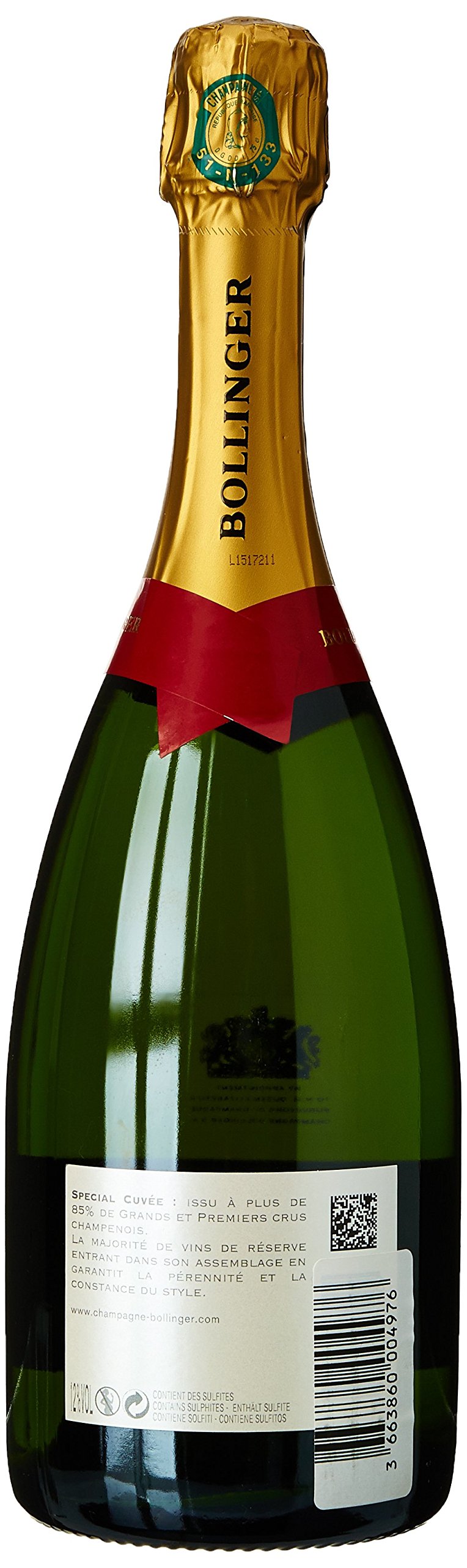 Bollinger Champagne France Brut Spéciale Cuvée 75 cl