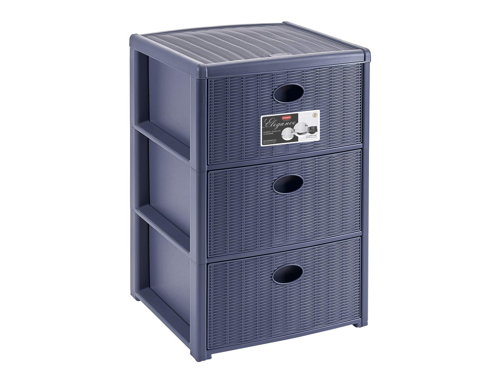 CASSETTIERA 3 ELEGANCE 40X40X60 NAVY