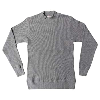 THERMAL MOCK NECK LS TEEワッフル生地モックネックTシャツ THERMAL MOCK NECK LS TEEワッフル生地モックネックTシャツ MOCK