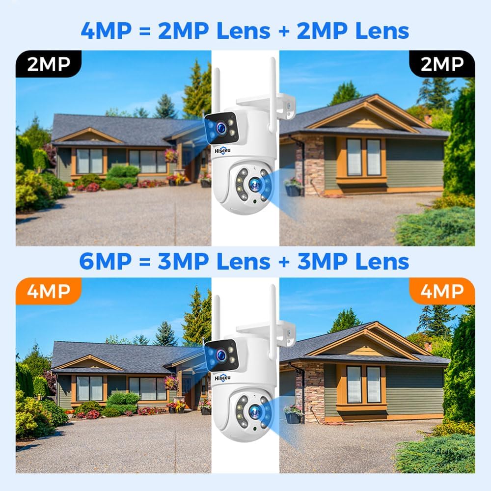 OUNA WS318 6MP Dual-Lens Smart WiFi Security Camera User Manual